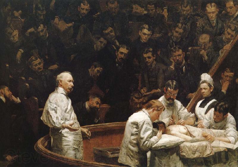 Thomas Eakins Hayes Agnew Operation Clinical France oil painting art